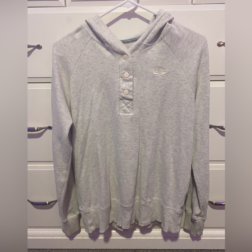 Nike Hooded 1/4 Button-up